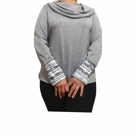 Misslook women top, siz XL ,color gray. - Picture 2 of 7